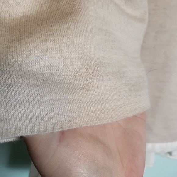 Tibi Merino Wool Layered Mixed Media Blouse - Picture 9 of 9